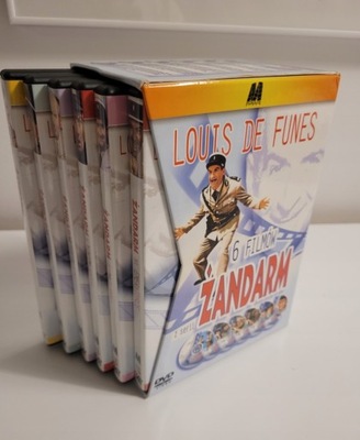 Kolekcja filmowa ŻANDARM 6 DVD - Louis De Funes PL