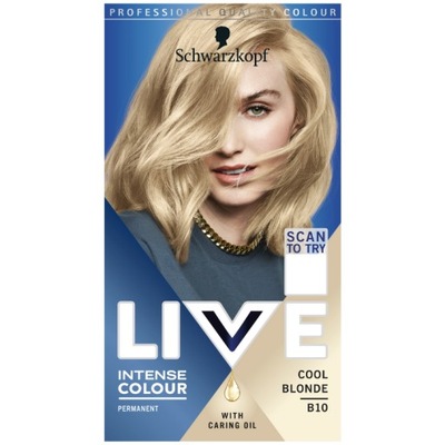 Schwarzkopf Live B10 Farba do Włosów Cool Blond