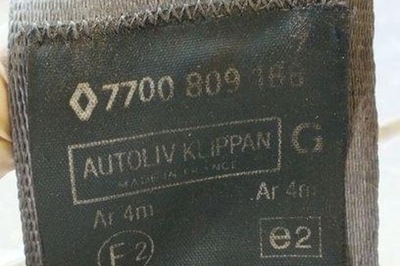 Pas безопасности передний левый renault safrane ii b54_ 7700809166 2.2l фото №1