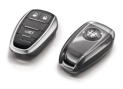 Корпус ключа alfa romeo stelvio giulia сіра фото №1