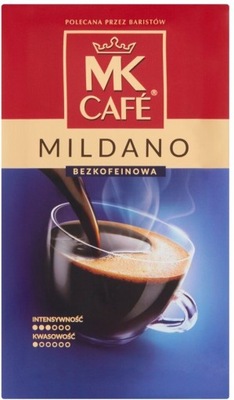Kawa bezkofeinowa mielona MK Cafe Mildano 250 g