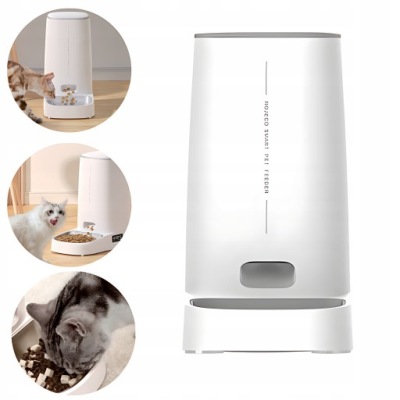 Inteligentny Dozownik Karmy Rojeco Psa Kota Pojemny 4l Automatyczny