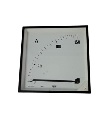 MIERNIK TABLICOWY AMPEROMIERZ 0-150A LUMEL EA12 AC