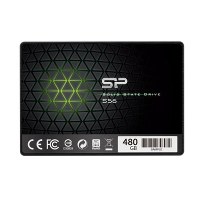 Silicon Power S56 480 GB, SSD form factor 2.5", SSD interface SATA, Wr