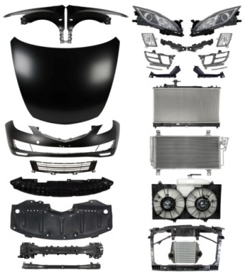 Mazda 6 07-10 капот бампер крыло pas фото №1