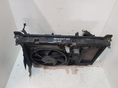 Комплект радиатор peugeot 307 1.6hdi eur фото №1