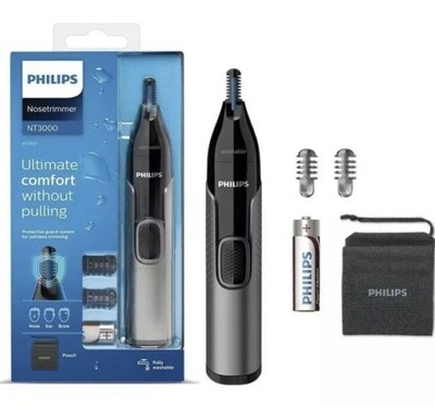 GOLARKA DO NOSA BRWI USZU PHILIPS TRYMER + ETUI !!