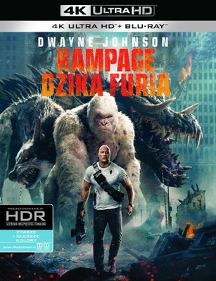 RAMPAGE DZIKA FURIA 2 BLU-RAY 4K