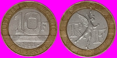 Francja 10 franków Rok 1988 / 423