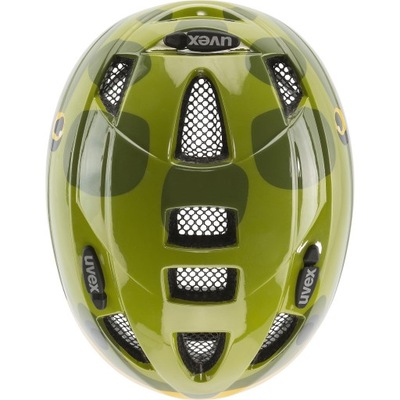 Kask Uvex dziecięcy KID 2 żółto-zielony XS 46-52cm KROKODYL