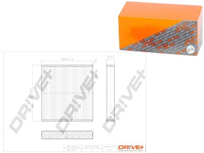 ФИЛЬТР САЛОНА TOYOTA COROLLA 01-08 STAND ARD DRIVE+