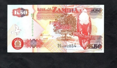 BANKNOT ZAMBIA -- 50 KWACHA, UNC
