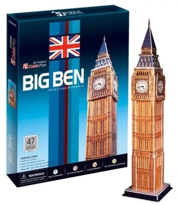 PUZZLE 3D Zegar Big Ben
