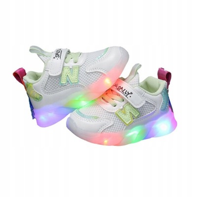 NB Dziecięce r.21-30 Adidasy Buty LED Swiecące