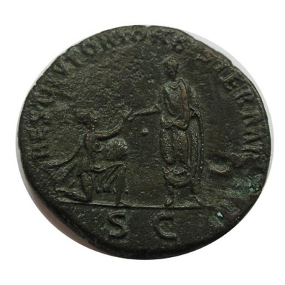 AE-Sesterz - Hadrian (117 - 138) - RIC 594
