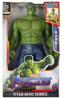 FIGURKA HULK 30 cm INTERAKTYWNA SWIECI AVENGERS