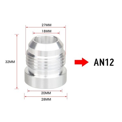 Aluminum AN4 AN6 AN8 AN10 AN12 AN16 AN20 Stra