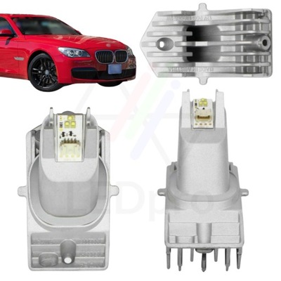 Модуль jeż led света дневного drl кольца bmw 7 f01 f02 f03 63117339003 фото №1