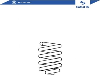Пружина подвеска sachs 8d5511115f 810750 10690 фото №1