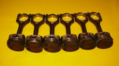 Поршень шатун шатун vw phaeton 3.2 v6 241km ayt фото №1