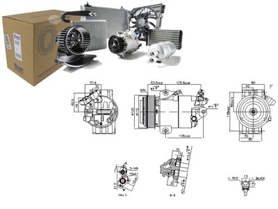 KOMPRESORIUS KONDICIONAVIMO RENAULT KOLEOS I 2.0D 09.08- NISSENS 