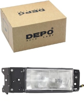 Лампа фара левая depo 663-1104l-ld-e фото №1