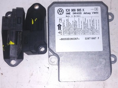 VW СЕНСОР УДАРУ 1C0909605 6Q0909606K КОМПЛЕКТ