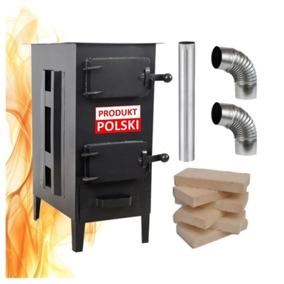 PIEC PIECYK KOZA SZAMOTOWY APOLLO ATEST POLSKI PRPDUKT ZESTAW RURA KOLANKA