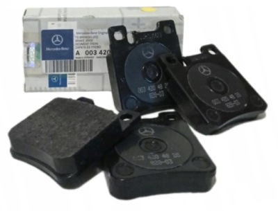 Тормозные колодки тормозные задняя mercedes sl r129 w124 w140 slk r170 w202 a0034204820 фото №1