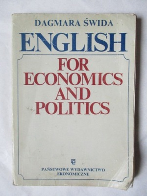 ENGLISH FOR ECONOMICS AND POLITICS Świda
