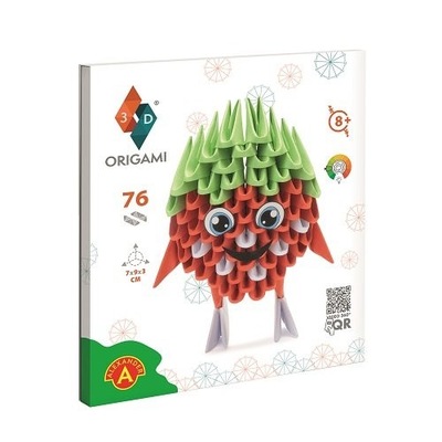 Origami 3D - Truskawka Strawberry