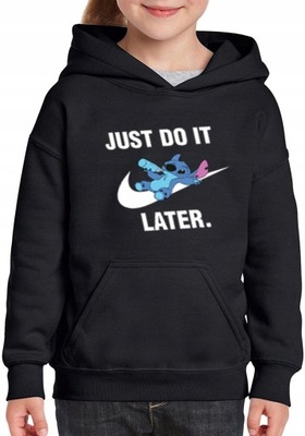 Bluza Dziecięca z nadrukiem "Just do it later: stitch rozmiar 110-116 cm