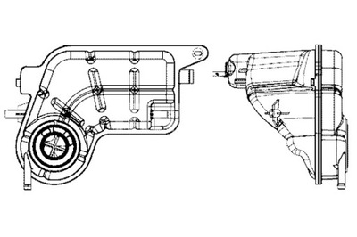MAHLE БАК РАЗШИРИТЕЛЬНЫЙ ЖИДКОСТИ ОХЛАЖДАЮЧЕЙ AUDI A6 ALLROAD C6 A6