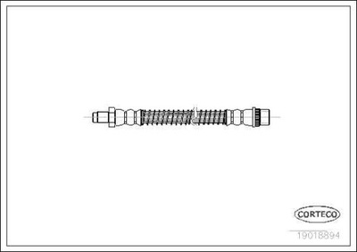 CABLE DE FRENADO FLEXIBLES PEUGEOT CITROEN  