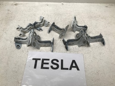 TESLA 3 RESTYLING CHARNELA DE PUERTA PARTE DELANTERA PARTE TRASERA JUEGO 8 PIEZAS COLOR PPSW 20-23  