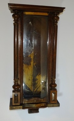Stara duża, oryginalna skrzynia do zegara - do renowacji