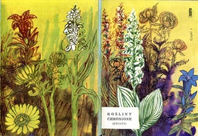 Rośliny chronione kwiaty. Cz. 1 7 z 9 pocztówek