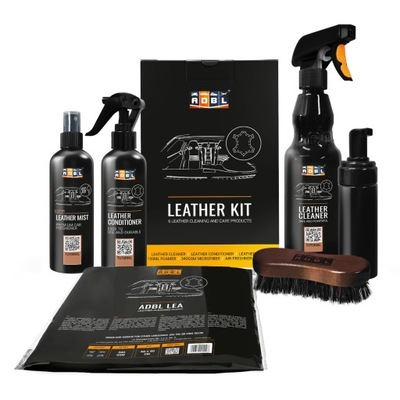 Zestaw do czyszczenia skóry Adbl Leather Kit