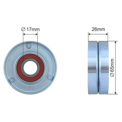 GALET TENDEUR COURROIE MICRO MINI R50 R52 R53 1.6 2002-2008 