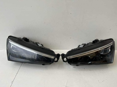 Skoda scala 657 лампы перед full led 657941016 a фото №1