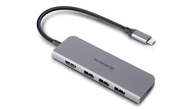 Adapter USB C 5w1, USB 3.0, HDMI, PD, 4K. CQ-700