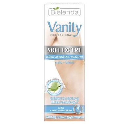 BIELENDA Vanity Soft Expert Zestaw do depilacji nawilżający bikini i ciało