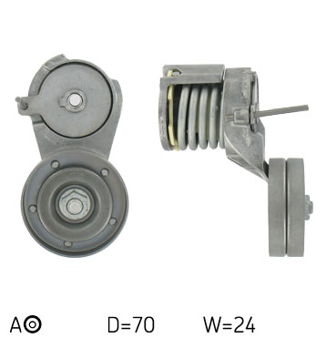 SKF НАТЯЖИТЕЛЬ РЕМНЯ WIELOROWK. VW 1,4-1,6 96- Z РОЛИК