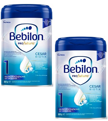 BEBILON Profutura 1 CesarBiotik mleko pocz. 2x800g