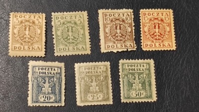 1919 fi.85B-91B** wydanie markowe