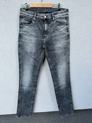 Calvin Klein Jeans W31 L32 jasne spodnie jeansowe szare