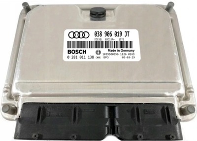 ECU AUDI A4 1.9 038906019JT 0281011138 IMMO OFF