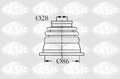 4003464 SASIC ЗАЩИТА ШАРНИРА RENAULT ВНУТРЕННЕГО