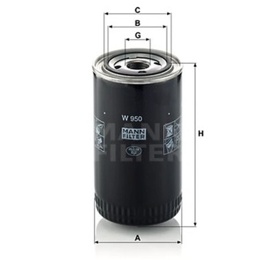 FILTRAS ALYVOS MANN-FILTER W 950 