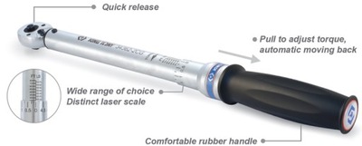 DYNAMOMETRYCZNY LLAVES 3/8'' 10 - 60 NM KING TONY  